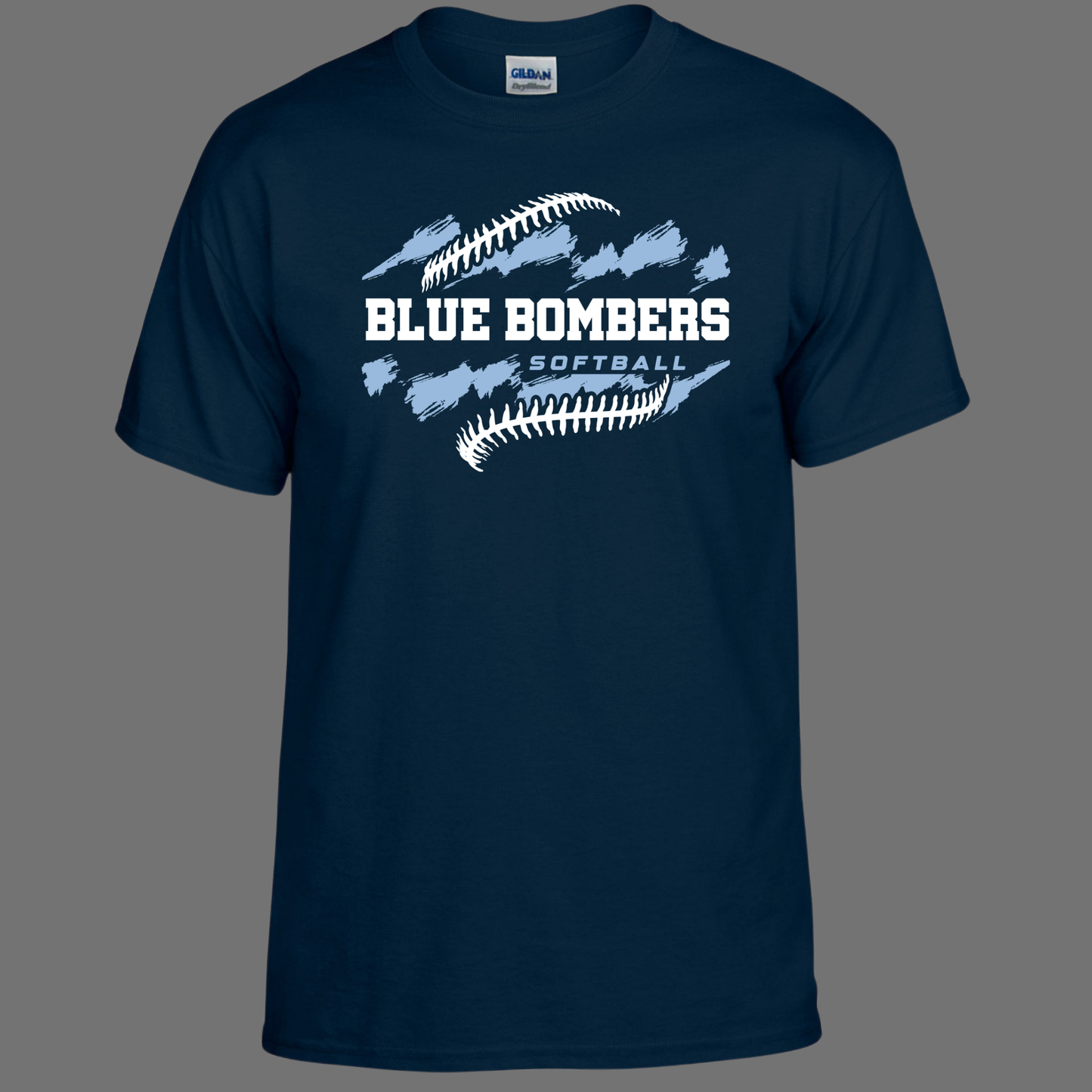 Blue Bombers - Blue/White Sayreville Blue Bombers - Tee-Shirt