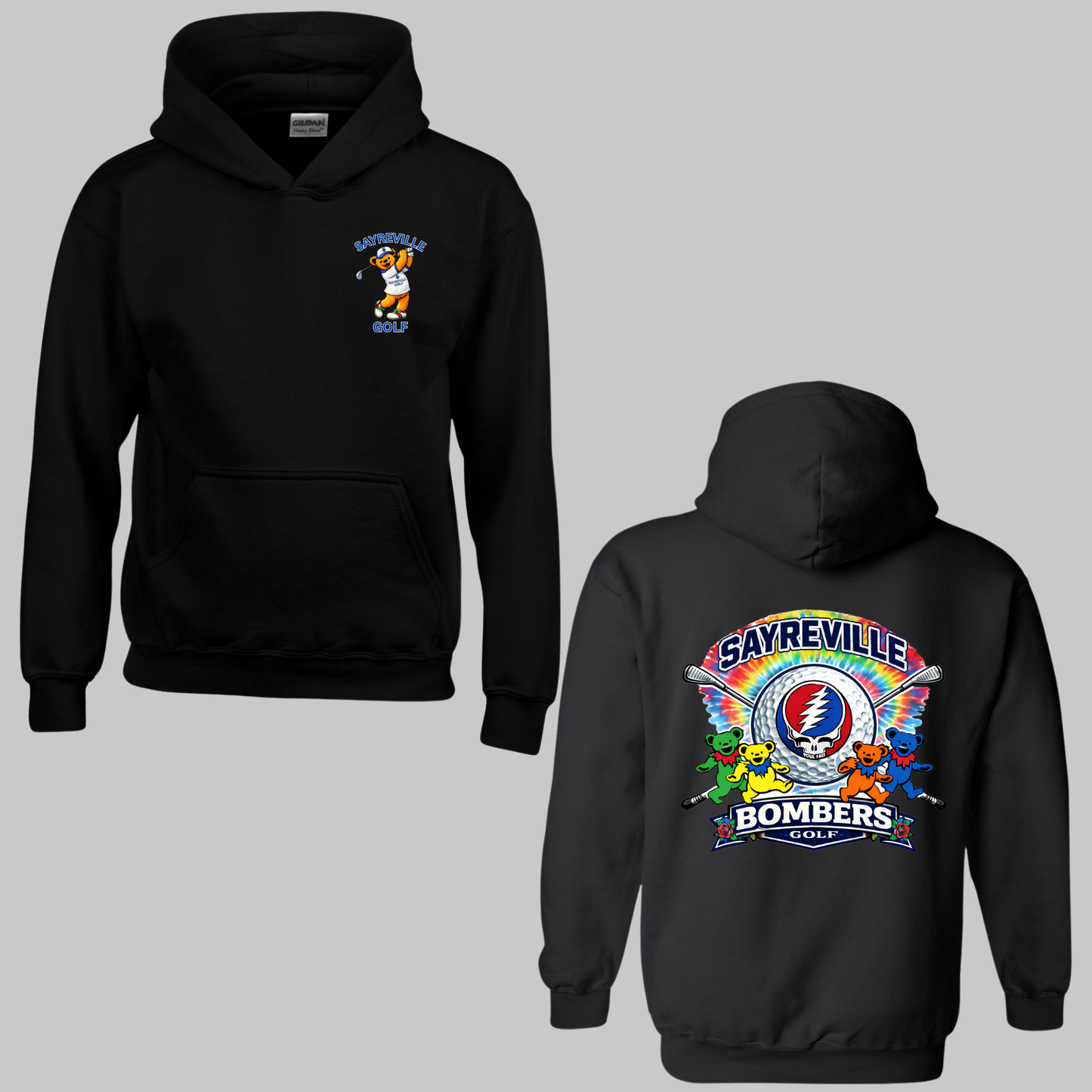 SBG - Unisex Hooded Sweatshirt - Design on front and back