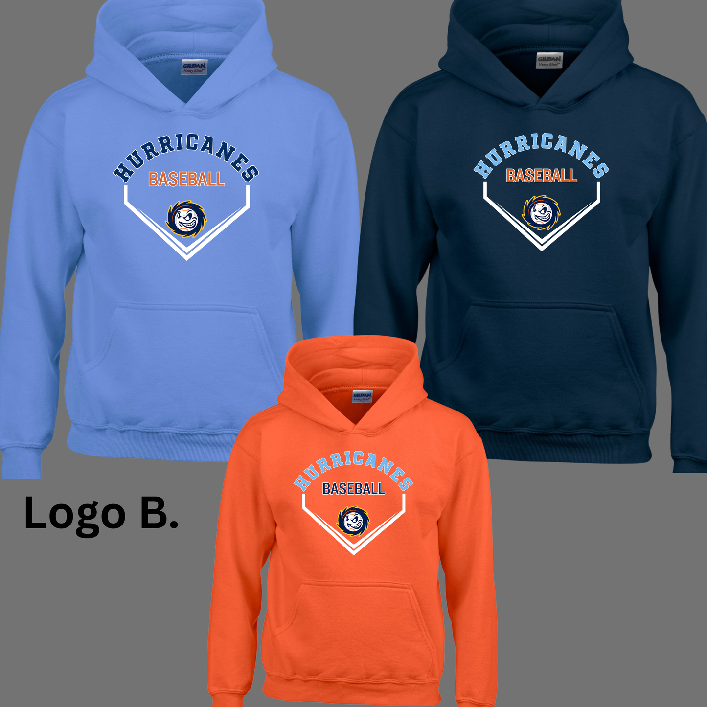 Hurricanes 011 - Gildan Soft Style Fleece - HOODED Sweatshirt