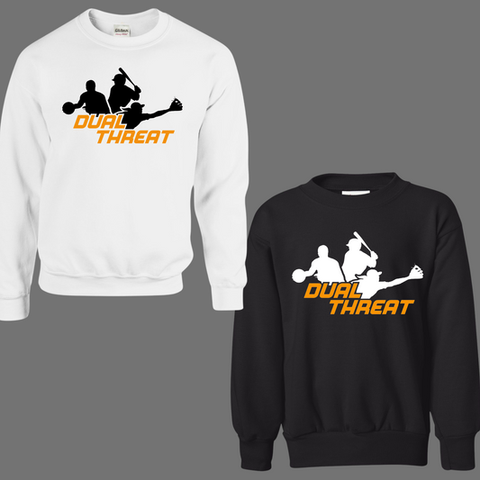 Dual Threat 003 - Gildan Soft Style Fleece - Crew Neck Sweatshirt
