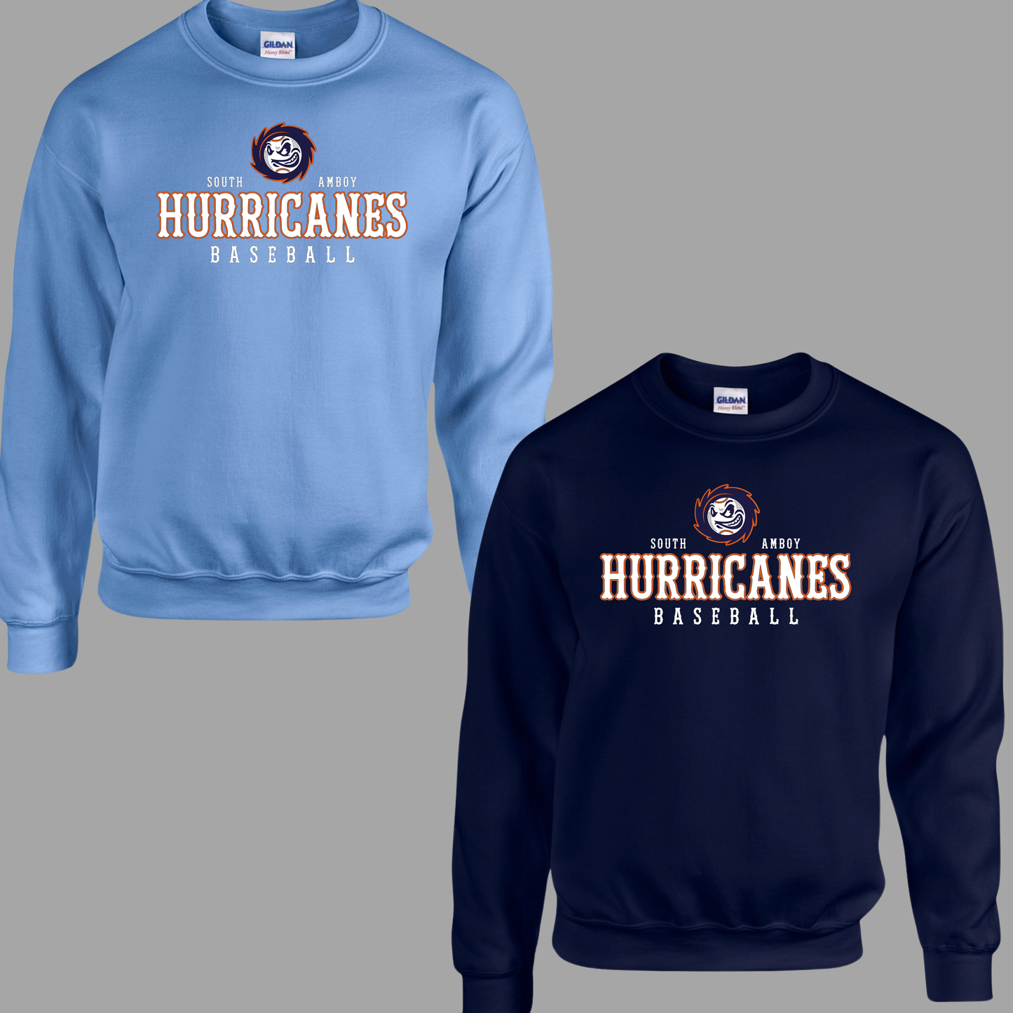 Hurricanes 004 - Gildan Soft Style Fleece - Crew Neck Sweatshirt