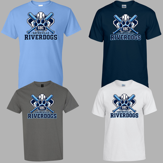 8U Riverdogs - SBC on PAW Design - Soft style Tee shirt