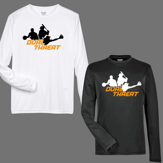 Dual Threat 005- Team 365 Performance LONG SLEEVE Shirt (Dri Fit)