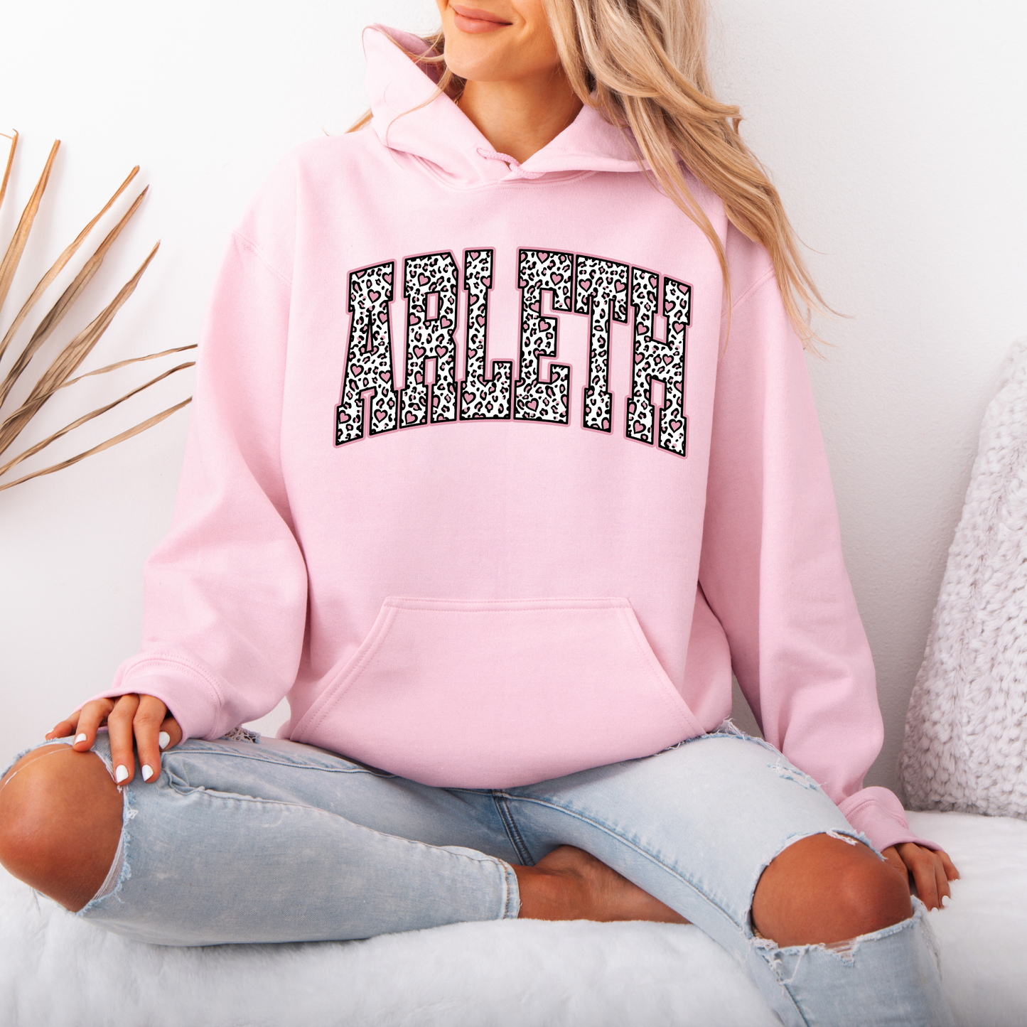 Arleth - PINK Hearts - Tee-shirt, Crewneck or Hooded Sweatshirt