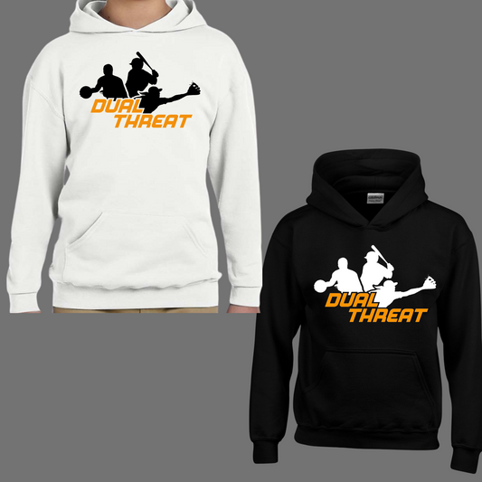 Dual Threat 002 - Gildan Soft Style Fleece - HOODED Sweatshirt