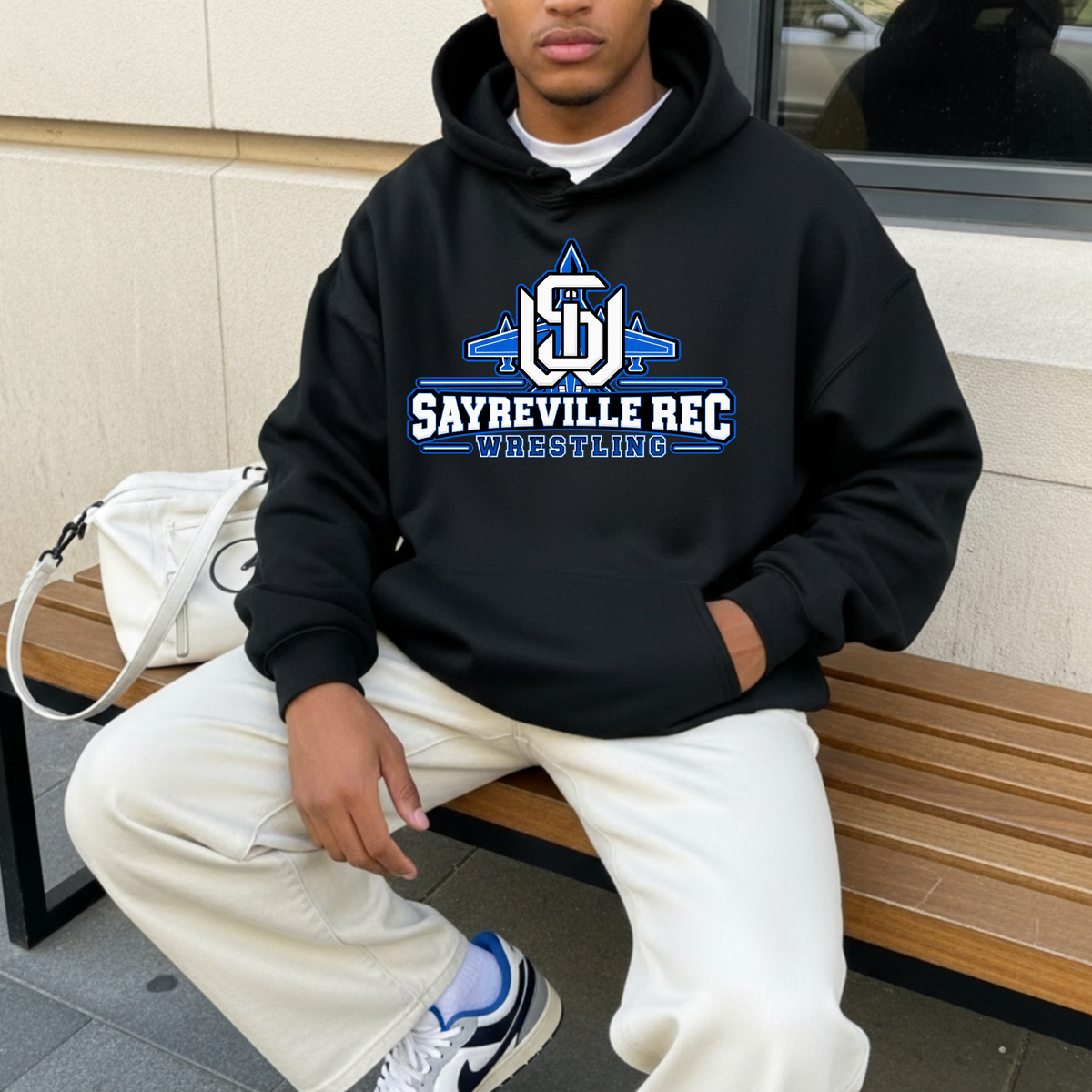 Rec Wrestling 003 - Hooded Sweatshirt