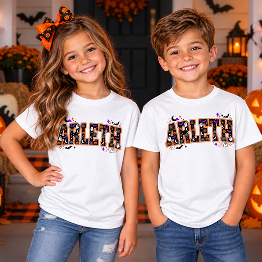 Arleth 023 - ARLETH (Halloween design) Tee Shirt, Crew neck Sweatshirt, or Hooded Sweatshirt