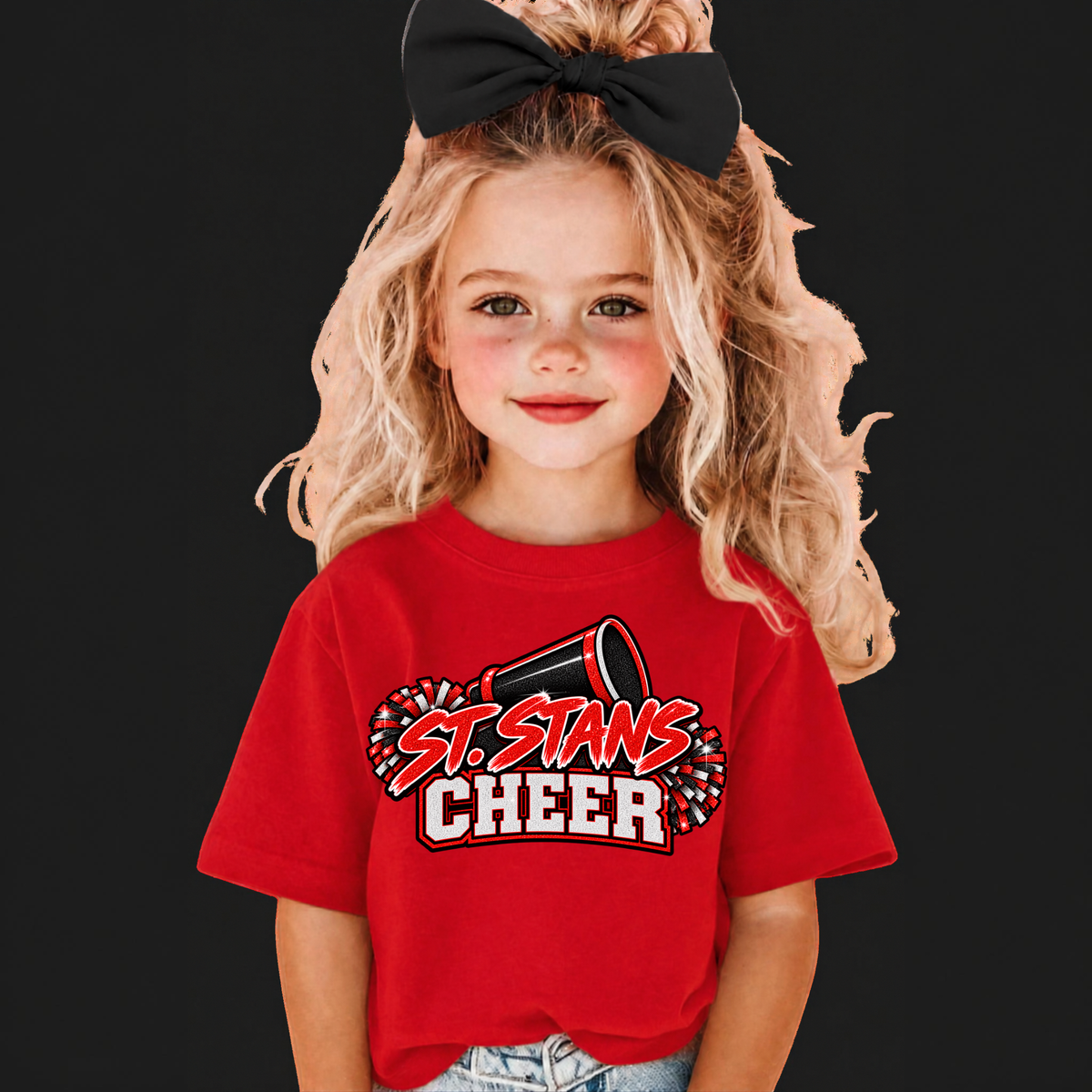 St. Stans Athletics 010 - CHEER - Soft style Tee Shirt