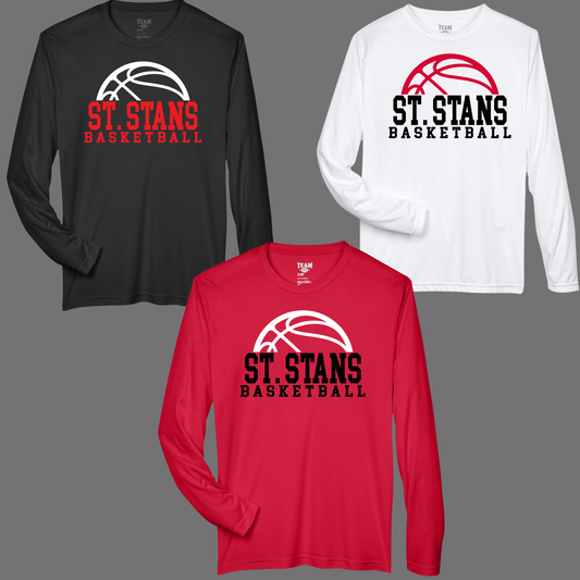 019- SSA - BASKETBALL - Long sleeve Dri Fit Performance Shirt