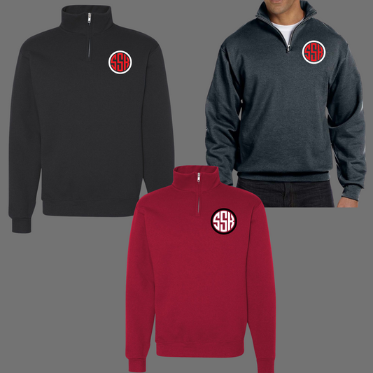 SSK 004 - 3/4 zip fleece sweatshirt/sweater