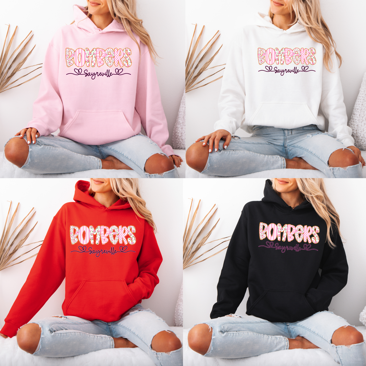 BGB 027- BOMBERS Sayreville - Crewneck Sweatshirt or Hooded Sweatshirt or Tee Shirt