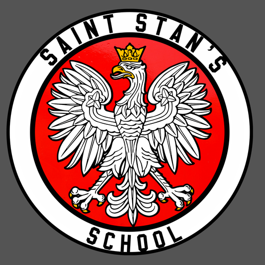 033- St. Stan's School Car Magnet - 3.5x3.5