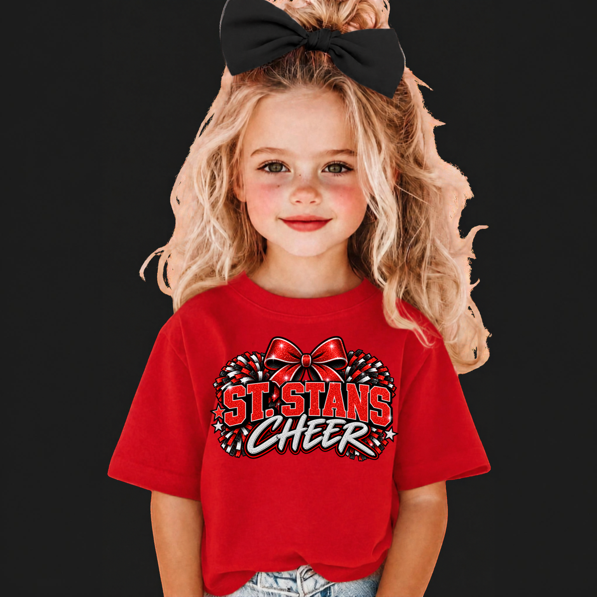 St. Stans Athletics 010 - CHEER - Soft style Tee Shirt
