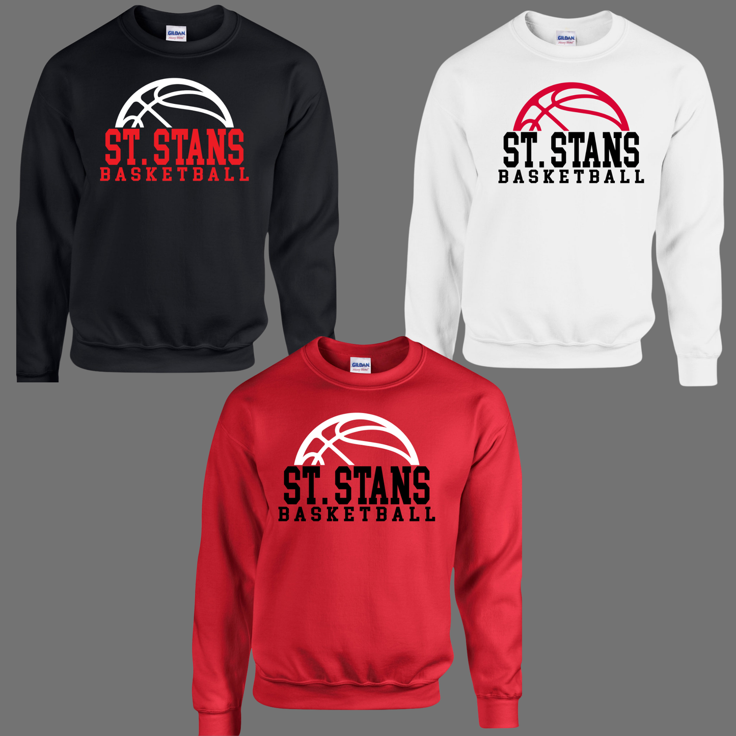 009 - SSA - Basketball - Crew neck Sweatshirt