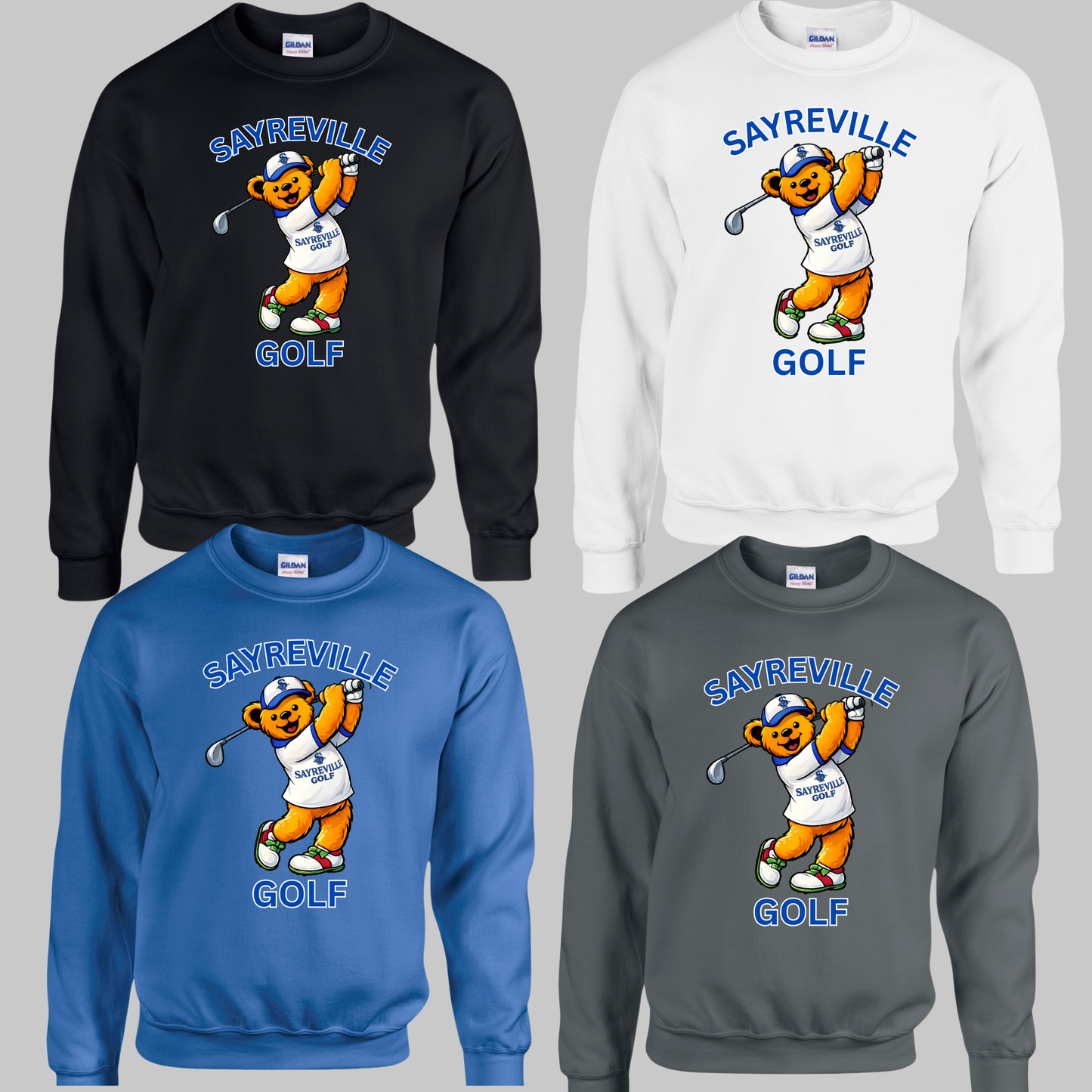 SBG - Crew Neck Sweatshirt - Bear Golfer