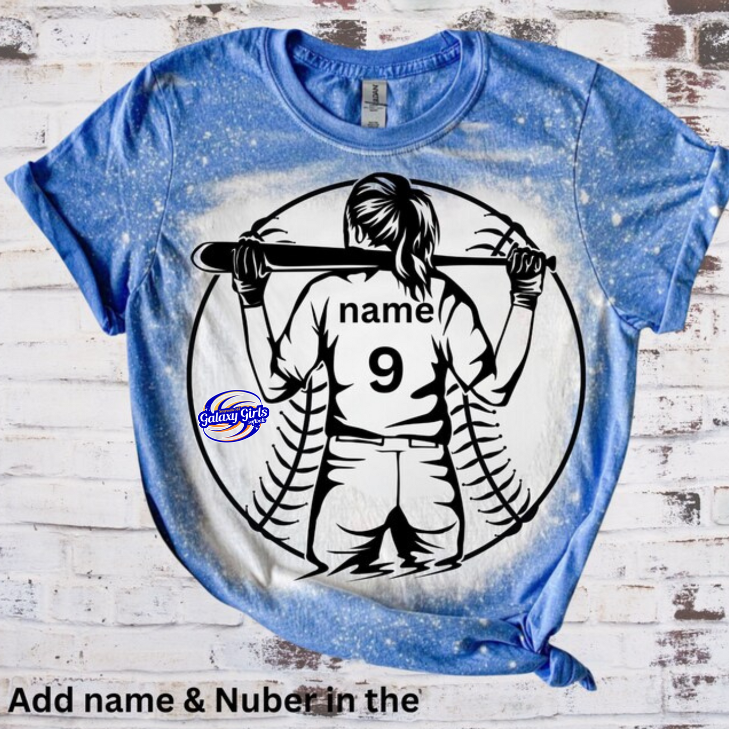 Galaxy Girls 019- Bleached Tee-shirts