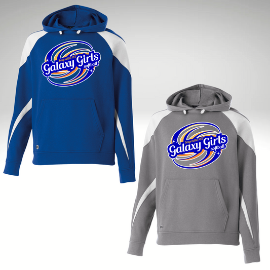 Galaxy Girls 003 - Holloway Fleece Color Block Hooded Sweatshirt