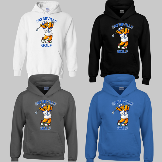 SBG - Unisex Hooded Sweatshirt - Bear Golfer