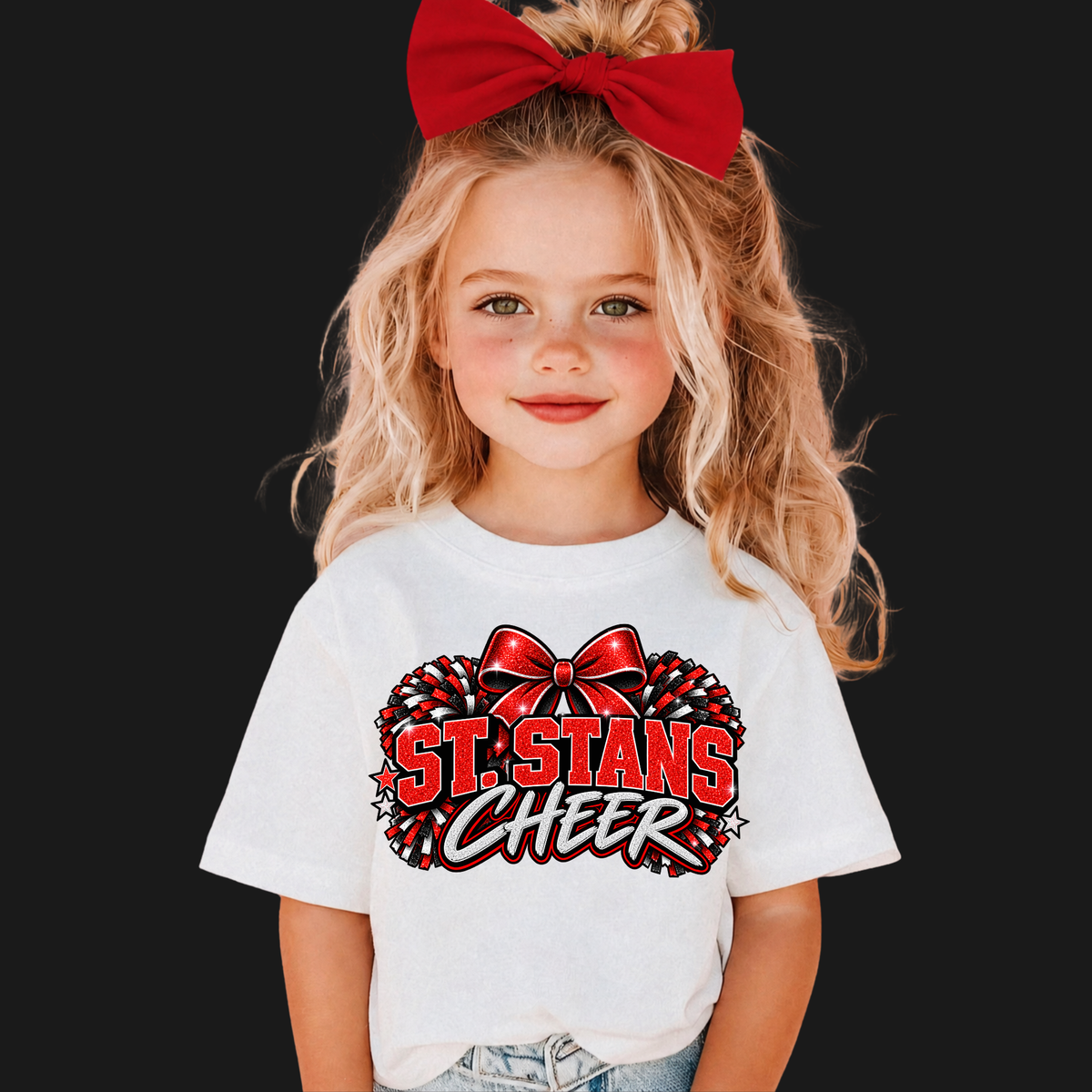 St. Stans Athletics 010 - CHEER - Soft style Tee Shirt