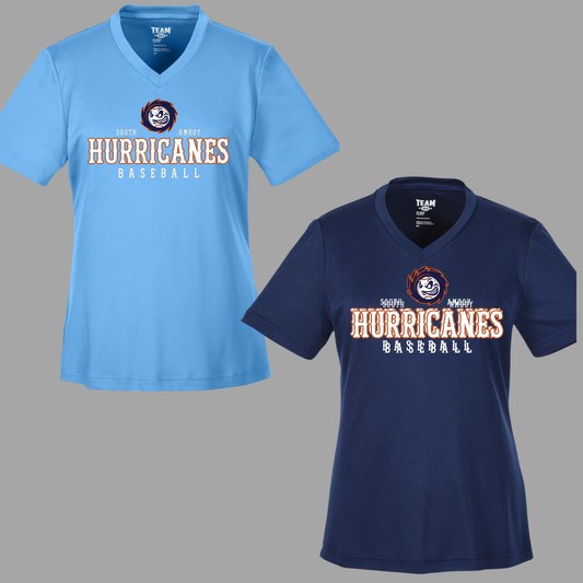 Hurricanes 003 - Team 365 WOMENS V-NECK - Performance T-Shirt