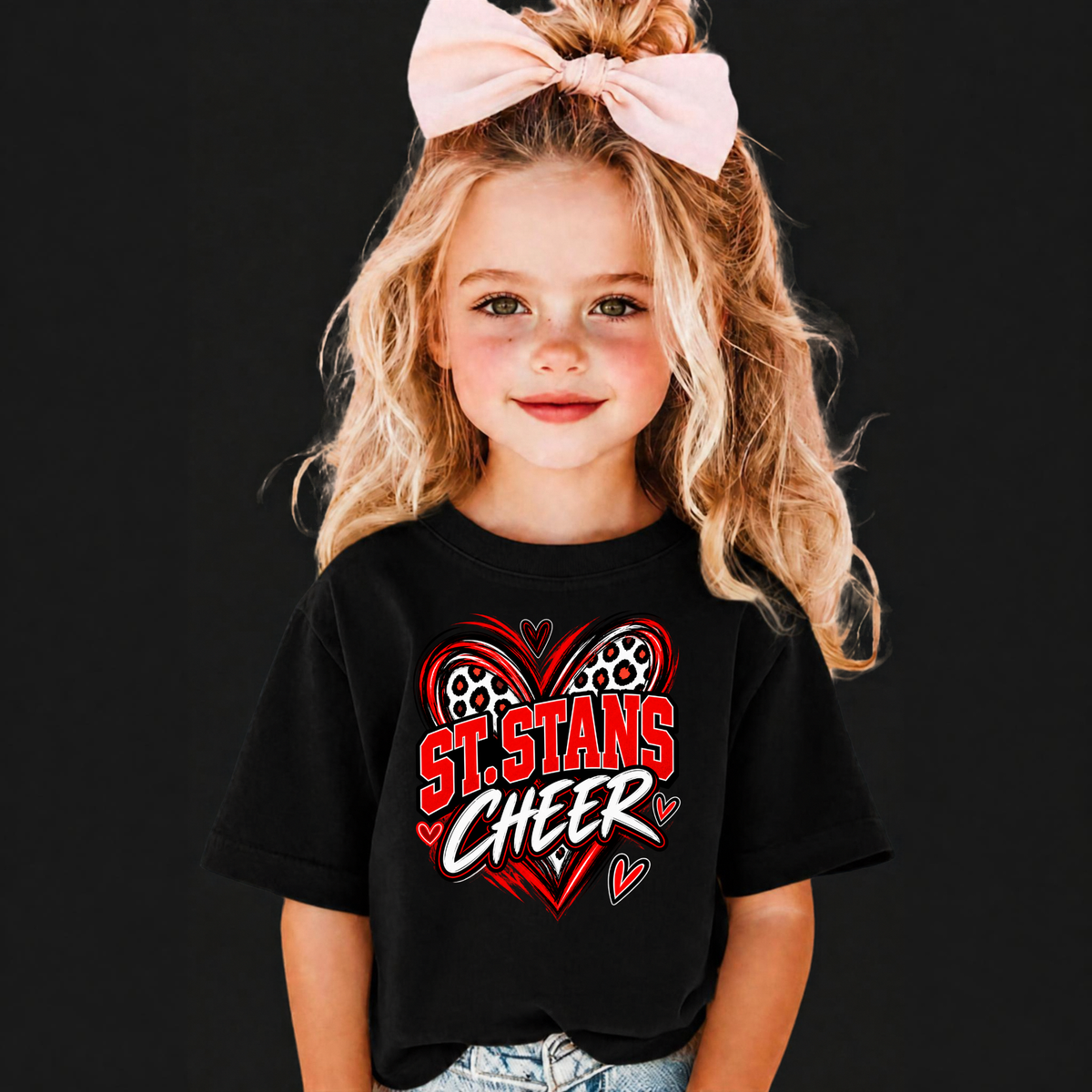 St. Stans Athletics 010 - CHEER - Soft style Tee Shirt