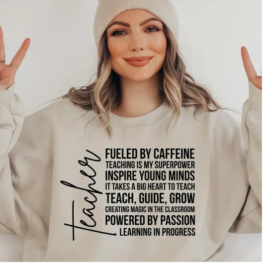 Teacher (teacher) - Tee-shirt - Crewneck or Hooded Sweatshirt