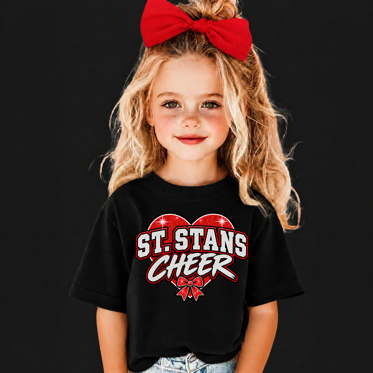 St. Stans Athletics 010 - CHEER - Soft style Tee Shirt
