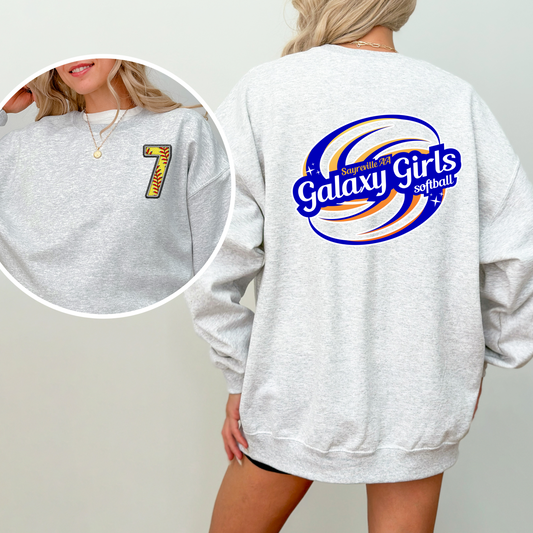 Galaxy Girls 023 - Customized Crew Neck Sweatshirt