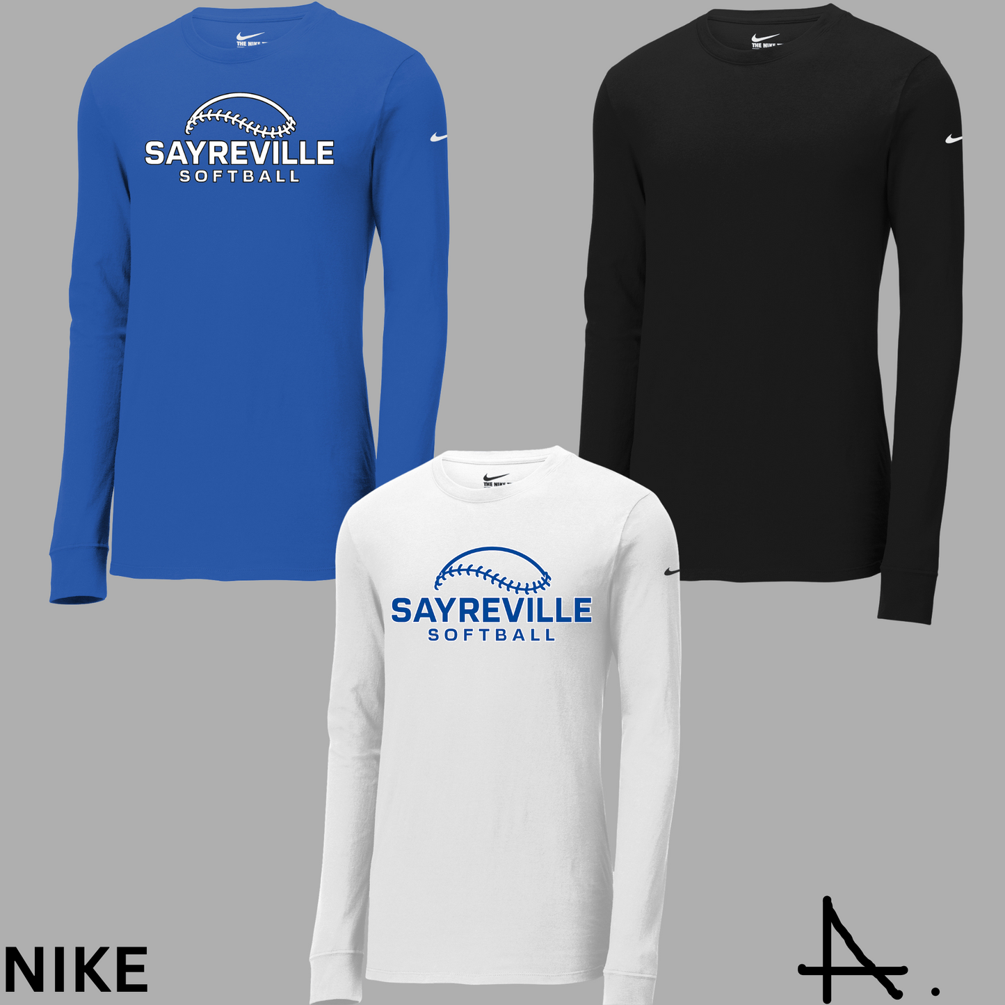 Softball 024- NIKE - Long Sleeve Performance Shirt