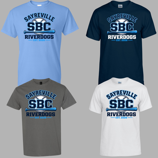 8U Riverdogs - Sayreville Riverdogs est 2026 design - soft style Tee shirt
