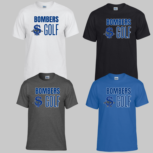 SBG - Tee Shirt - Bombers Golf (word)