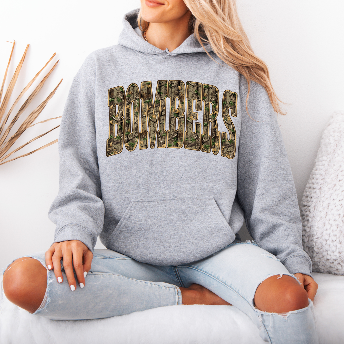 Bombers leaf design - Tee-shirt - Crewneck or Hooded Sweatshirt