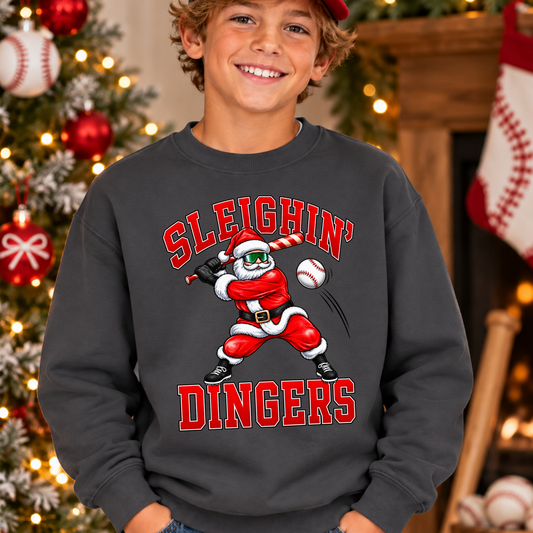 8U Riverdogs - SLEIGHIN DINGERS -Tee Shirt, Crew neck Sweatshirt, or Hooded Sweatshirt