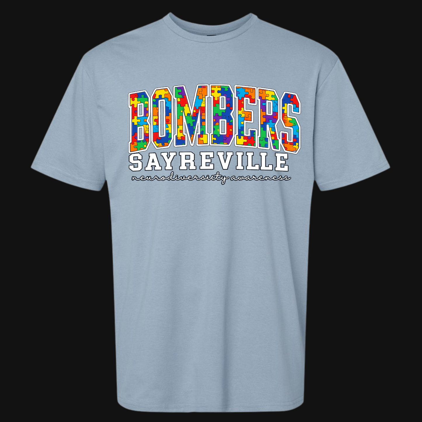 Bombers 002 - Neurodiversity Awareness - Tee Shirt