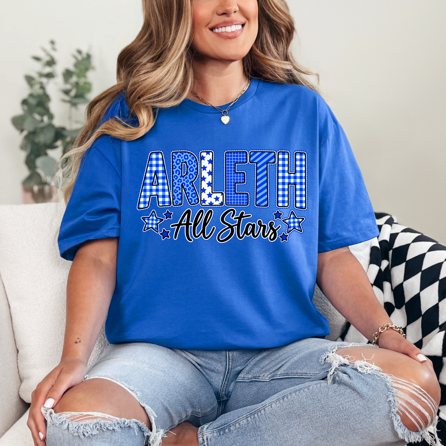 Arleth 001 - ARLETH All Stars (patches design) Tee Shirt, Crew neck Sweatshirt, or Hooded Sweatshirt