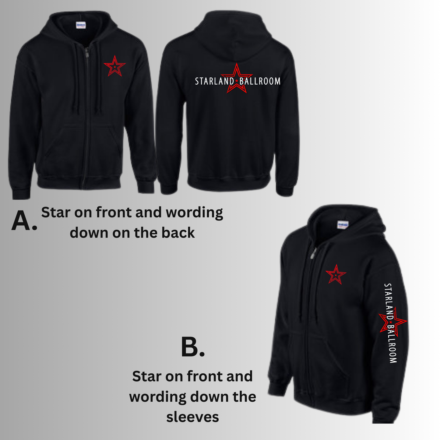Starland Ballroom - 006 - Full Zip Hooded Sweatshirt