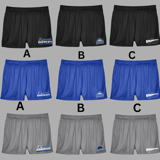 Softball 015 - Team 365 Ladies' Zone Performance Shorts