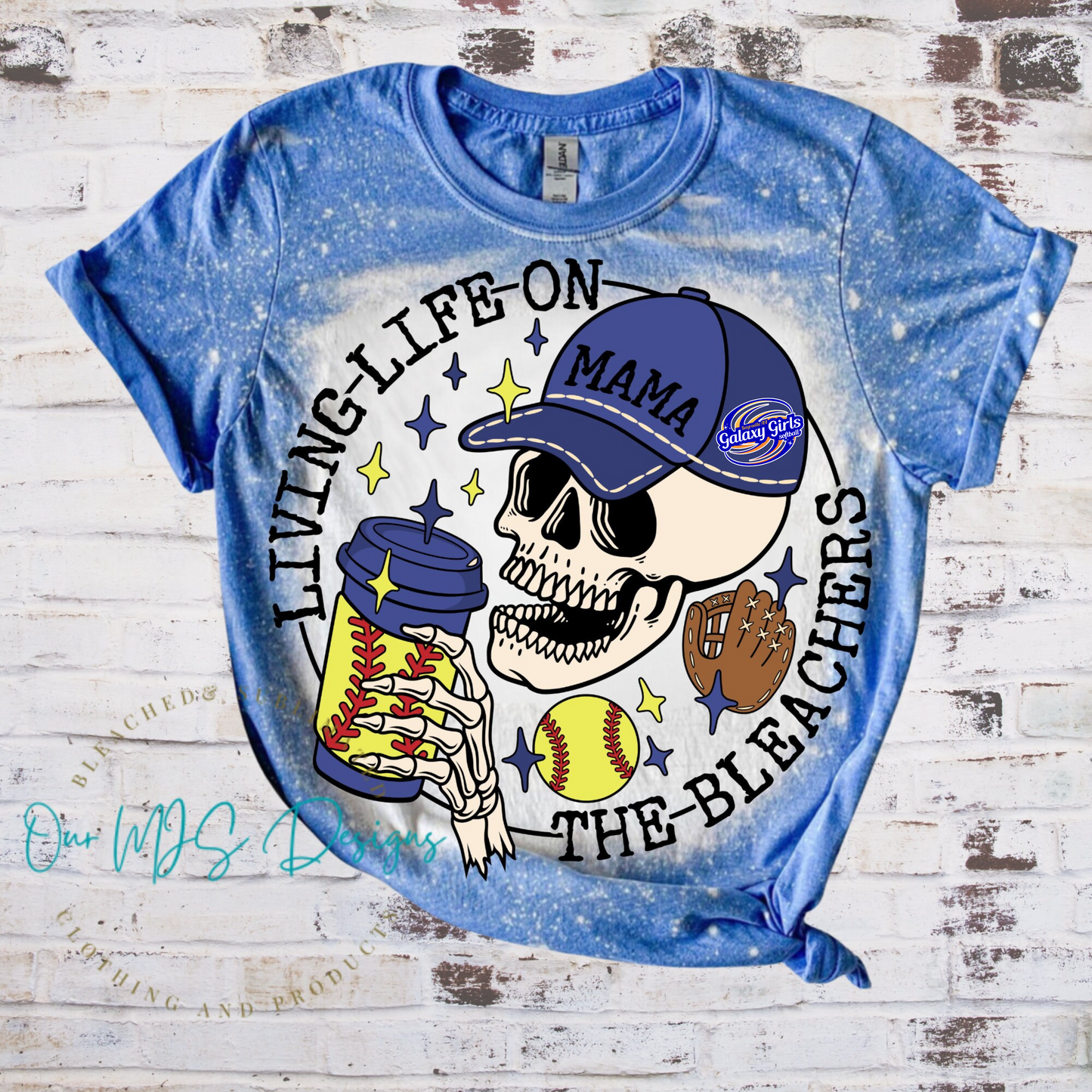 Galaxy Girls 019- Bleached Tee-shirts