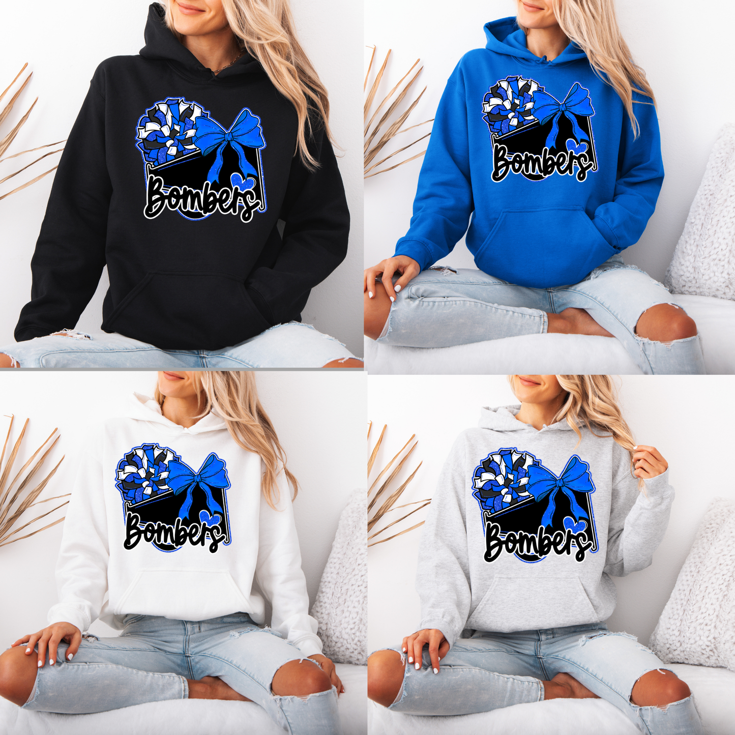 BGB 022 - BOMBERS (cheer) - Crewneck Sweatshirt or Hooded Sweatshirt or Tee Shirt