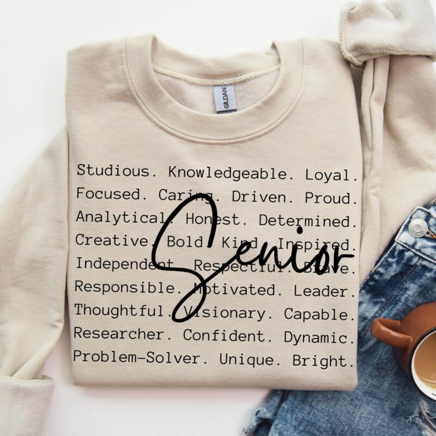 Senior- Tee-shirt - Crewneck or Hooded Sweatshirt