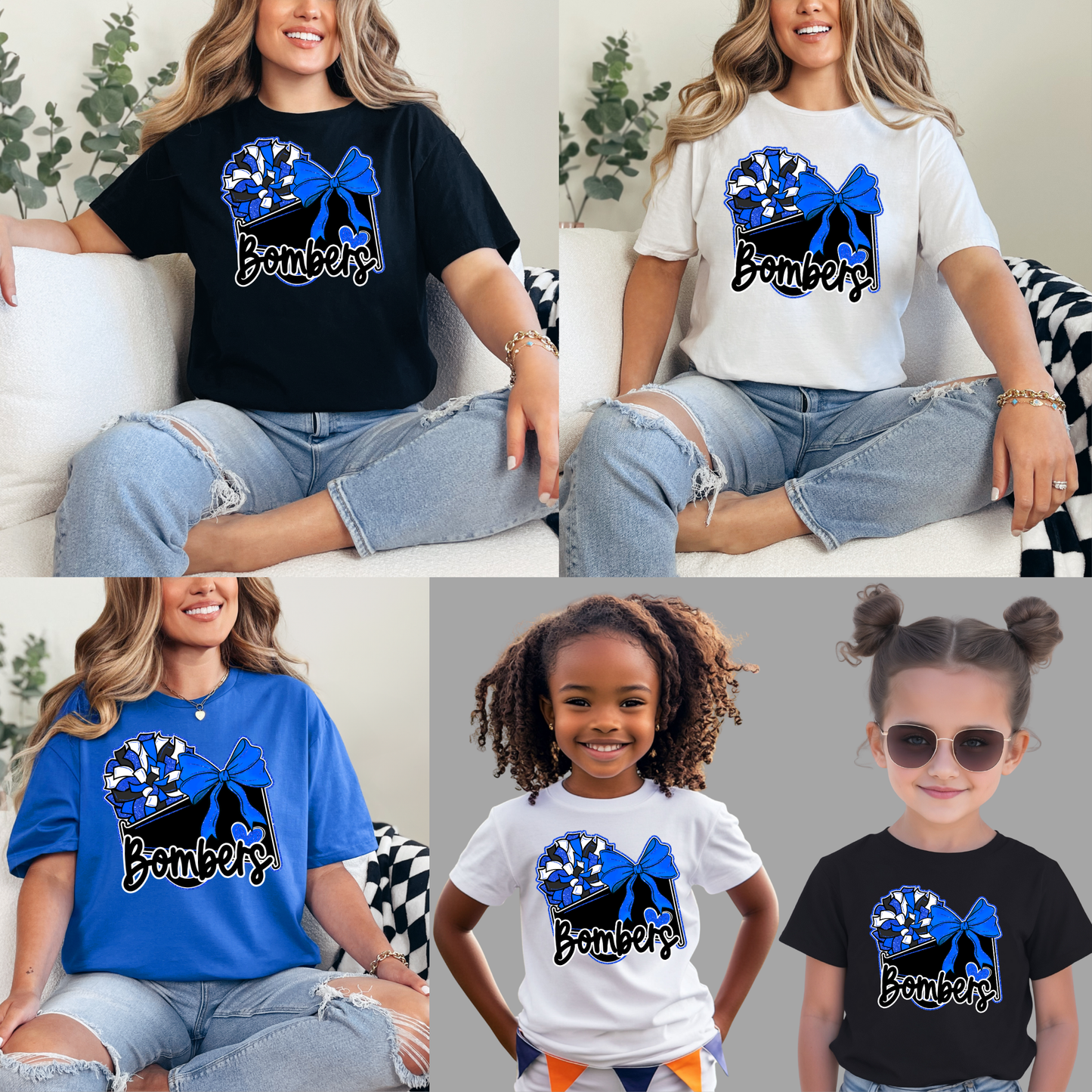 BGB 022 - BOMBERS (cheer) - Crewneck Sweatshirt or Hooded Sweatshirt or Tee Shirt