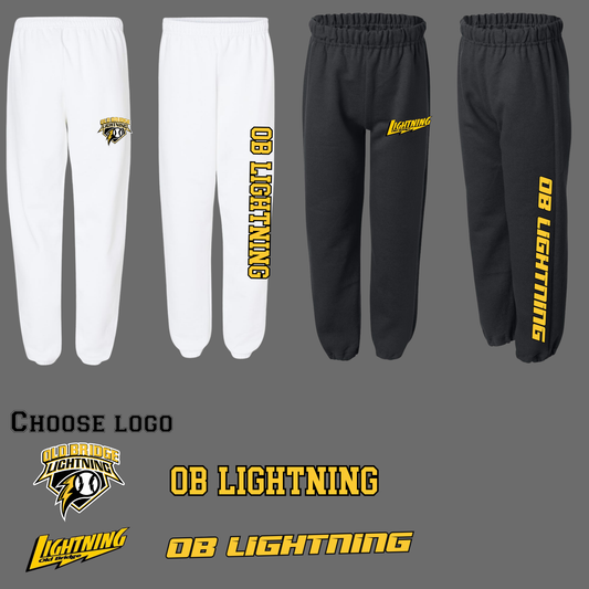 009 -OB - Cotton Fleece Baggy Sweatpants