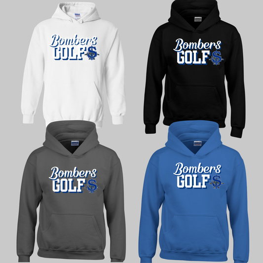 SBG- Crewneck Sweatshirt or Hooded Sweatshirt or Tee Shirt - Sayreville Golf Script