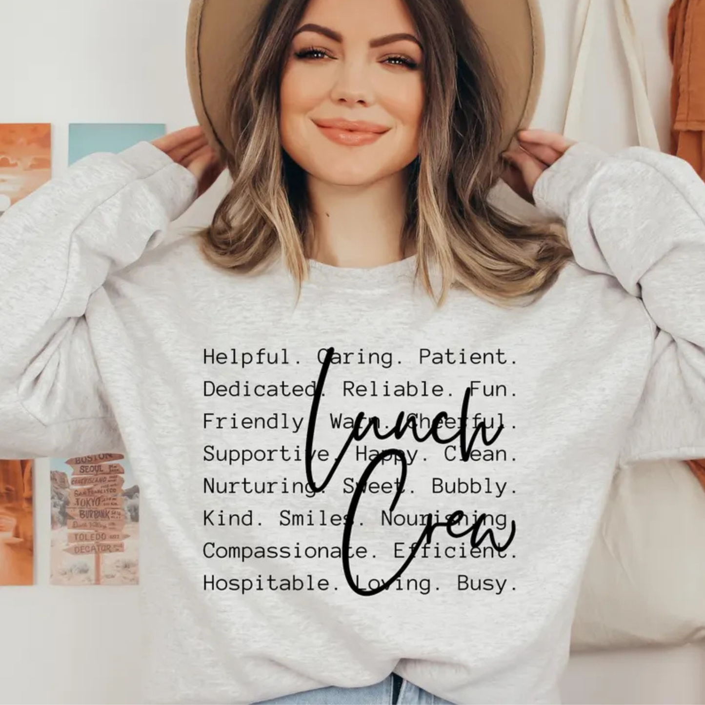 Lunch Crew - Tee-shirt - Crewneck or Hooded Sweatshirt