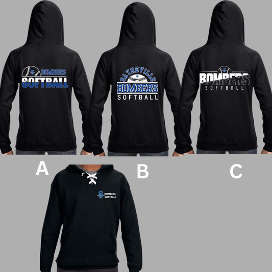 Softball 012 - J America Adult - Sport Lace Thick Hooded Sweatshirt