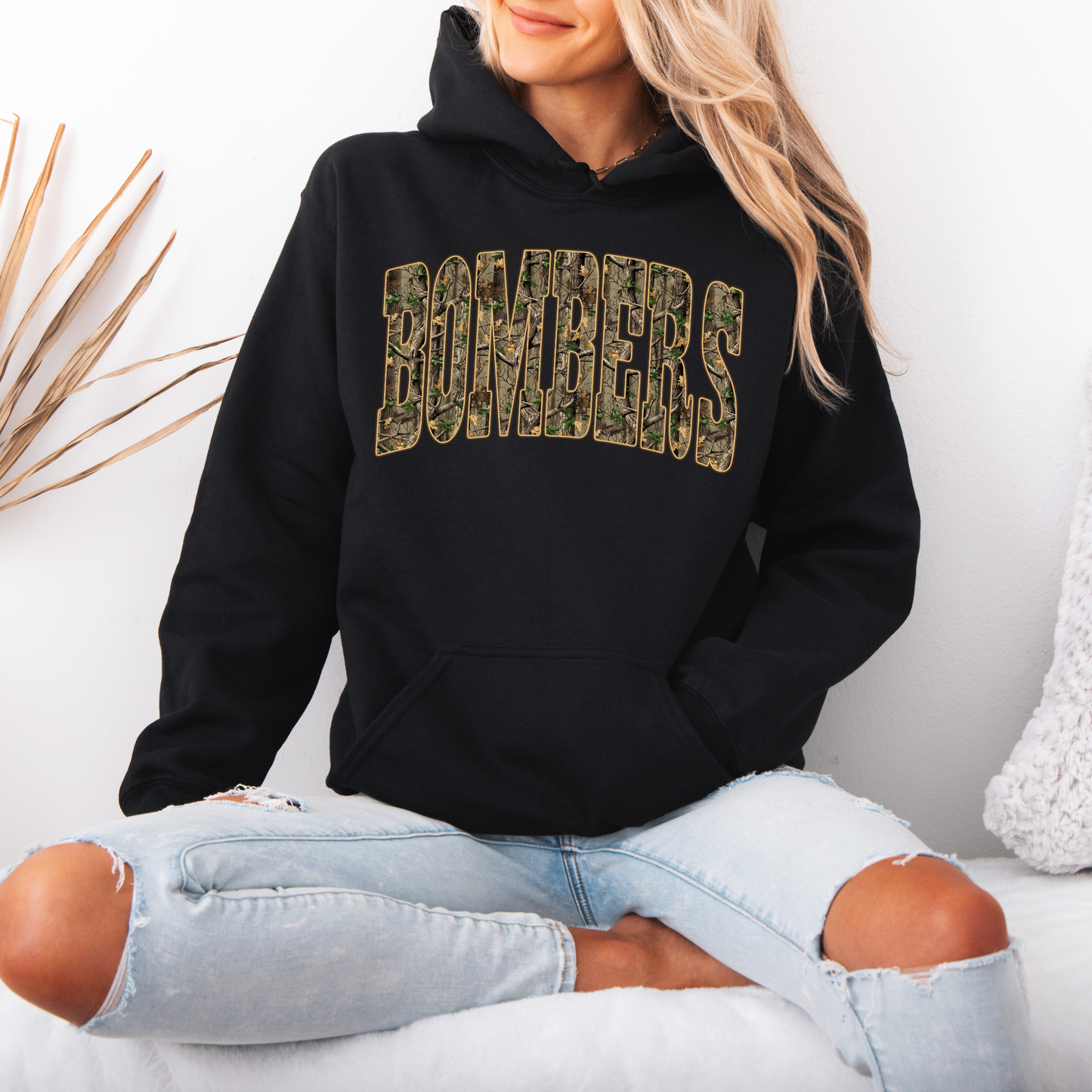 Bombers leaf design - Tee-shirt - Crewneck or Hooded Sweatshirt