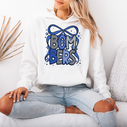Volleyball 033 -BOMBERS -BOW HOODED Sweatshirt