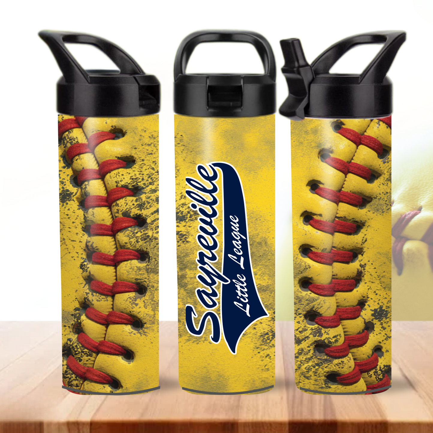 SLL 11 -Sayreville Little League - 20oz Insulated Sports Water Bottle (Baseball or Softball)