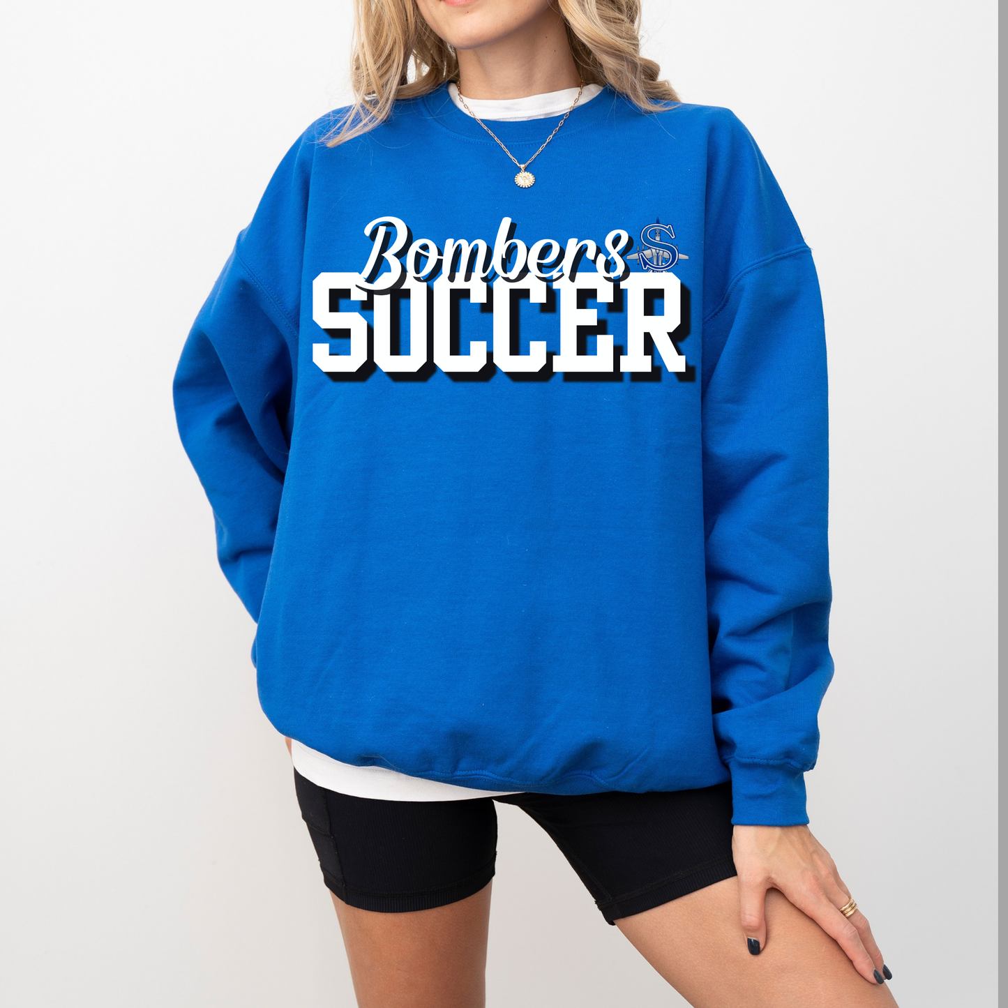 Soccer 002- Soft style - Fleece Crew Neck Sweatshirt