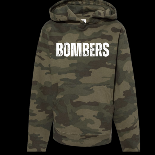 BBB - 003 - White Bombers Distressed wording - Tee-Shirt, Crewneck Sweatshirt or Hooded Sweatshirt